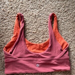 lululemon athletica Pink and Orange Align Bra